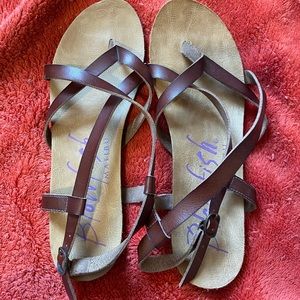 Blowfish brown sandals